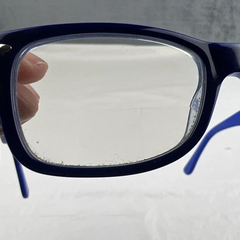 Ray-Ban Jr. RB1531 3839 Vista Polished Blue Eyeglasses 46-16-125 Frames Only